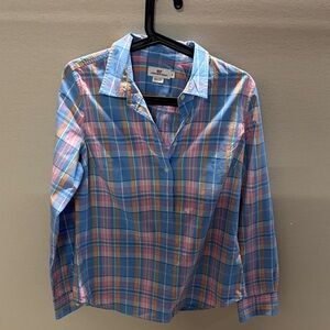 Vineyard Vines Colorful Plaid Button-Up Shirt